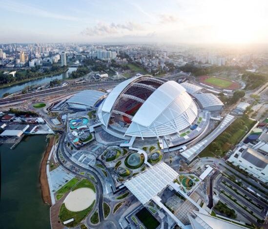 نمونه موردی مجموعه ورزشی سنگاپور