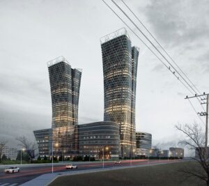 نمونه موردی برج های دوقلو آیسان تبریز